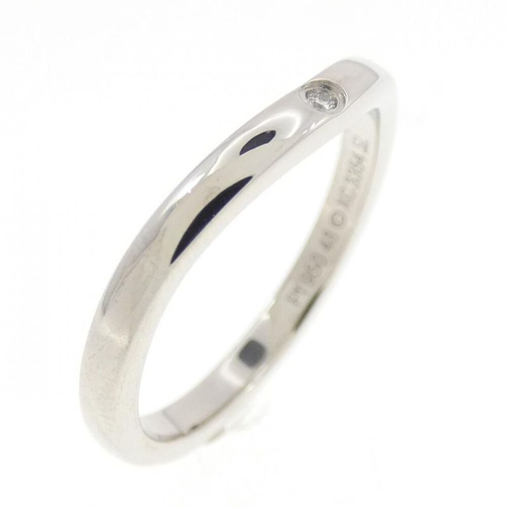 Cartier Ballerine PT950 Diamond Ring Size 8